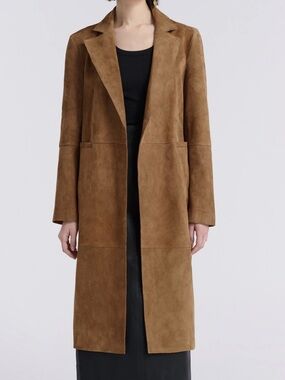 Premise Brown Suede-Look Jacket